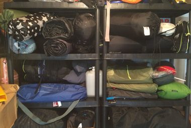Storage Camping Gear